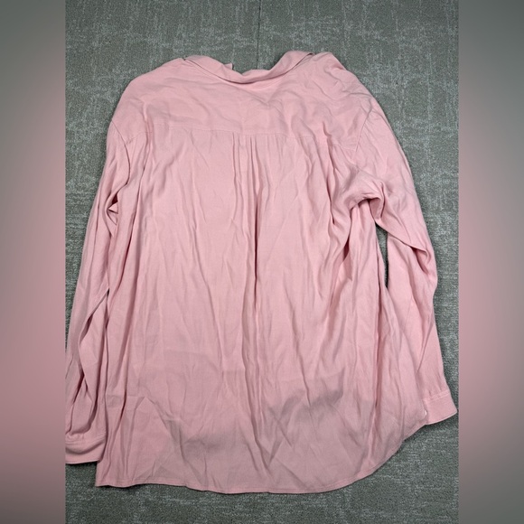 J. Jill NWT Rosequartz Button Down Long Sleeve Minimalist Shirt Size L - Picture 6 of 6